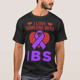 Camiseta Amo a alguien con IBS Irritable Síndrome Bowl S