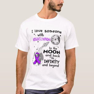 Camiseta Amo a alguien con la conciencia del linfoma de Hod