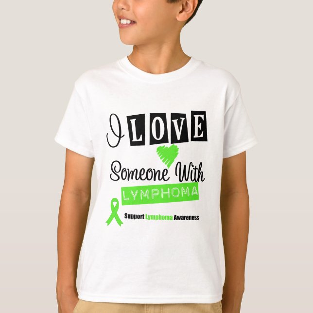 Camiseta Amo A Alguien Con Linfoma (Anverso)