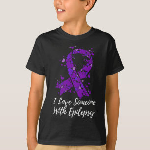 Camiseta Amo a alguien con lucha contra la epilepsia