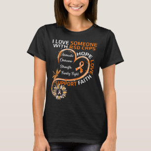 Camiseta Amo a alguien con RSD CRPS Conciencia Dragonfly S
