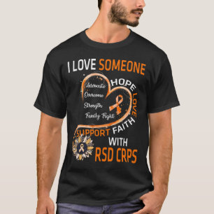 Camiseta Amo a alguien con RSD CRPS Conciencia Girasol