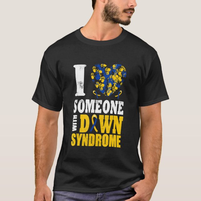 Camiseta Amo A Alguien Con Síndrome De Down (Anverso)