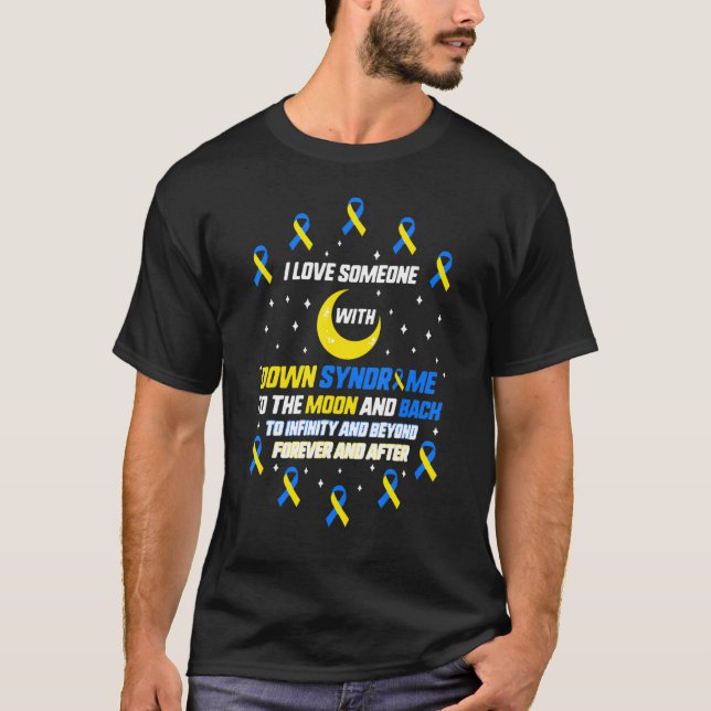 Camiseta Amo A Alguien Con Síndrome De Down, Conciencia T21 (Anverso)