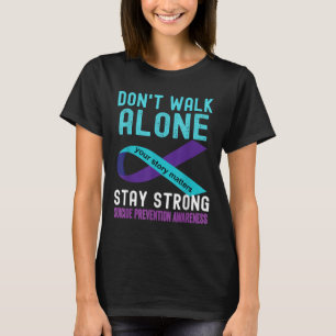 Camiseta Amo a alguien de color añil- púrpura Conciencia de