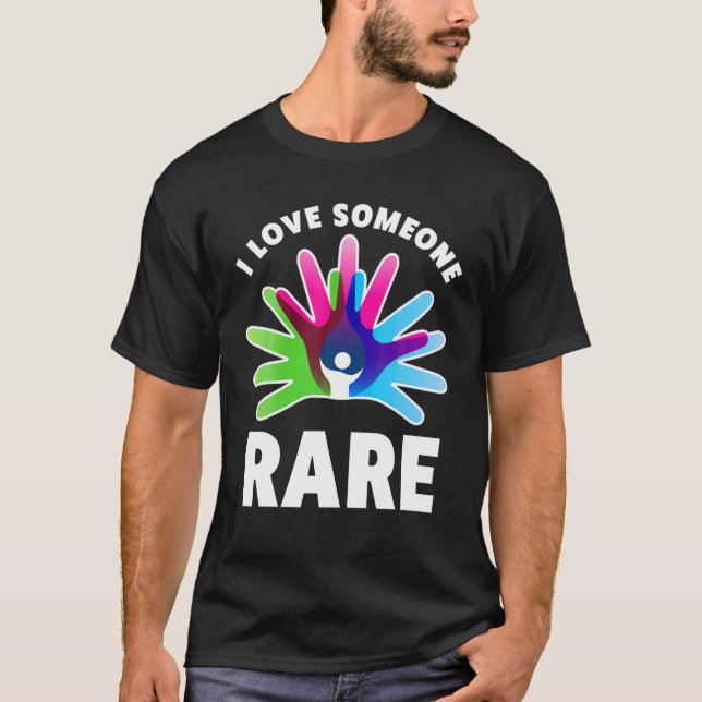 Camiseta Amo A Alguien Enfermedad Rara - Día de Enfermedade (Anverso)