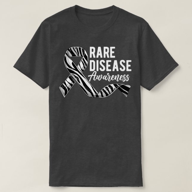 Camiseta Amo A Alguien Raro Cinta De Cebra Rara Enfermedad  (Diseño del anverso)