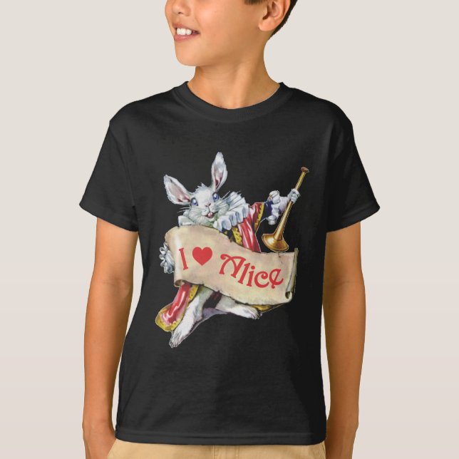 CAMISETA AMO A ALICE EN WONDERLAND (Anverso)