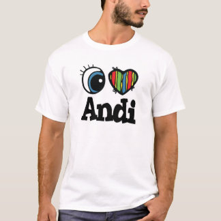 Camiseta Amo a Andi