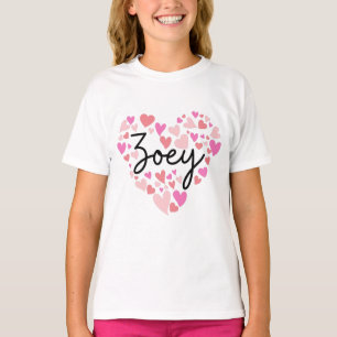Camiseta Amo a Andi - corazones para Andi