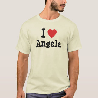 Camiseta Amo a Angela corazón T-Shirt
