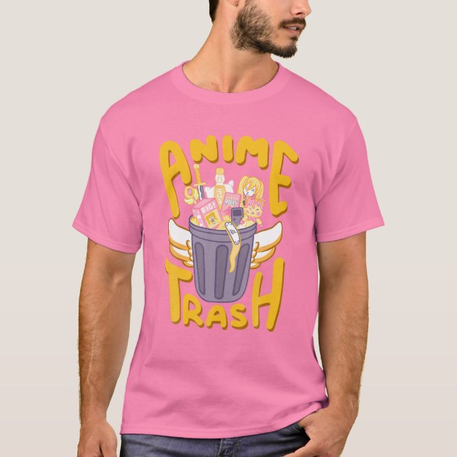 Camiseta Amo A Anime Y Sushi - Kawaii Otaku - Manga Cute (Anverso)