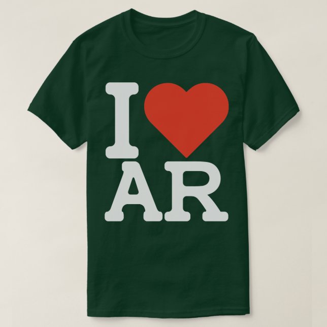 Camiseta Amo a Arkansas TShirt 2 (Diseño del anverso)