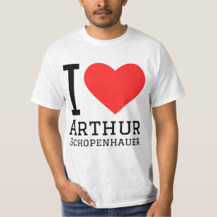 Camiseta Amo a arthur schopenhauer