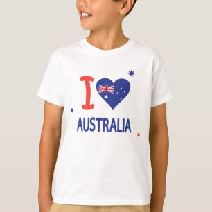 Camiseta AMO A AUSTRALIA Feliz Día de Australia 26 de ener