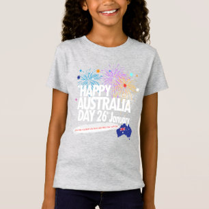 Camiseta AMO A AUSTRALIA Feliz Día de Australia 26 de ener
