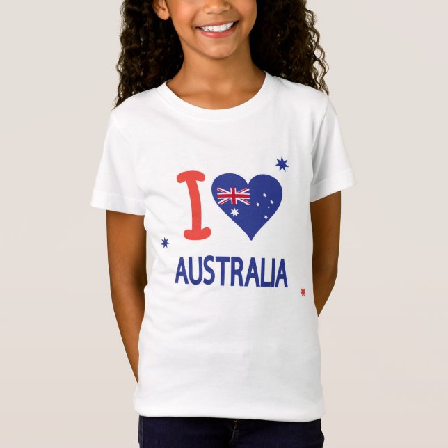 Camiseta AMO A AUSTRALIA Feliz Día de Australia 26 de enero (Anverso)