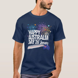 Camiseta AMO A AUSTRALIA Feliz Día de Australia 26 de enero
