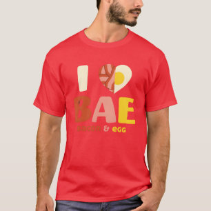 Camiseta Amo a Bae Tocino Y Huevo Regalo Para Amantes De La