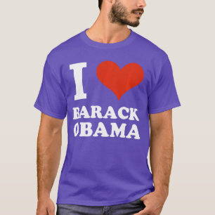 Camiseta Amo a Barack Obama Potus Casa Blanca Manga Larga