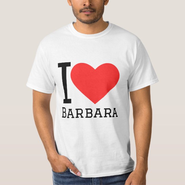 Camiseta Amo a Barbara (Anverso)