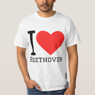 Camiseta Amo a Beethoven