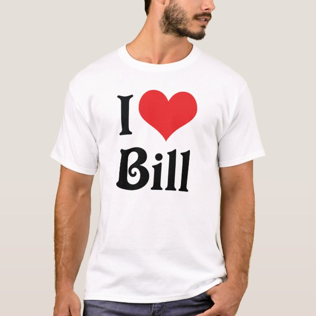 Camiseta Amo a Bill (Anverso)