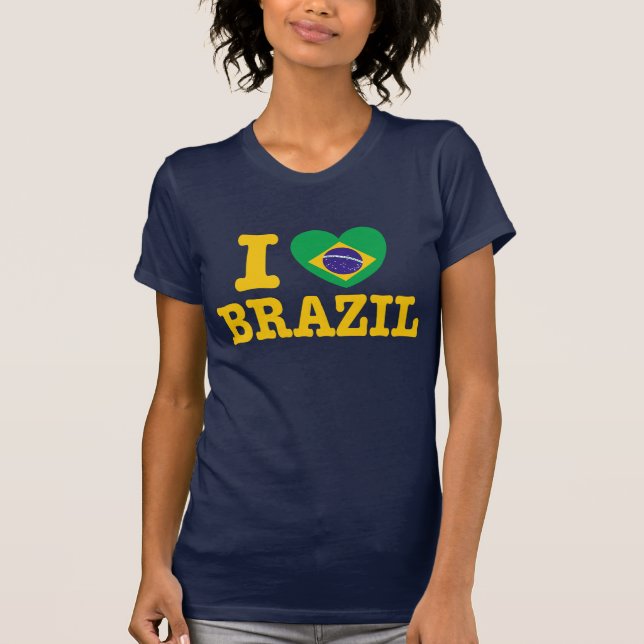 Camiseta Amo a brasil (Anverso)
