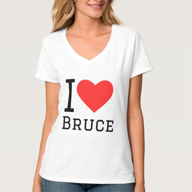 Camiseta Amo a Bruce (Anverso)