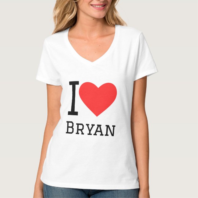 Camiseta Amo a Bryan (Anverso)