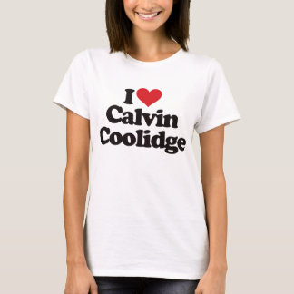 Camiseta Amo a Calvin Coolidge