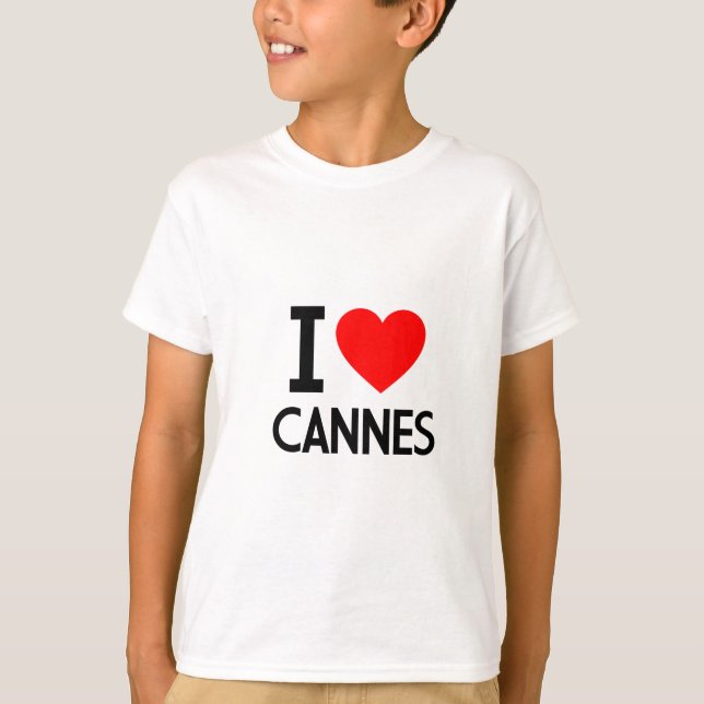 Camiseta Amo a Cannes (Anverso)