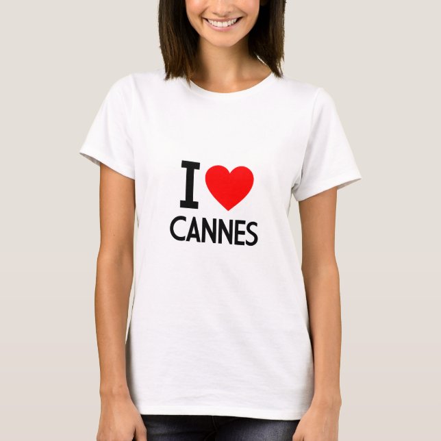 Camiseta Amo a Cannes (Anverso)