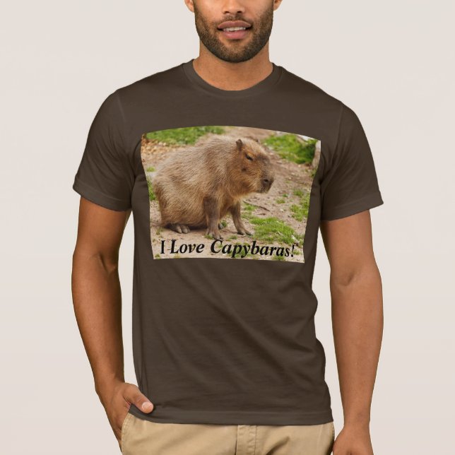 Camiseta ¡Amo a Capybaras!Playera (Anverso)