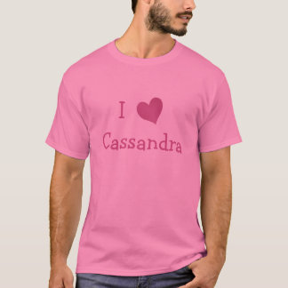 Camiseta Amo a Cassandra