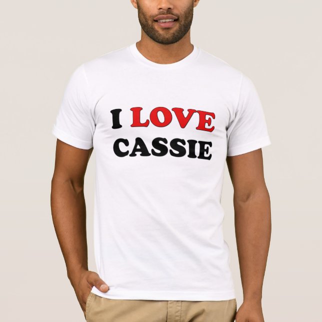 Camiseta Amo a Cassie (Anverso)