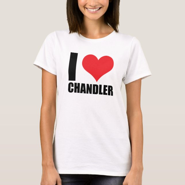 Camiseta Amo a Chandler (Anverso)