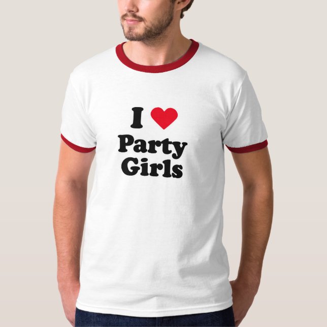 Camiseta Amo a chicas marchosas (Anverso)