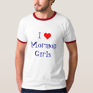 Camiseta Amo a chicas mormones