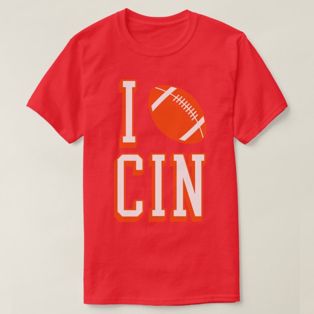 Camiseta Amo a CIN Black (Diseño del anverso)