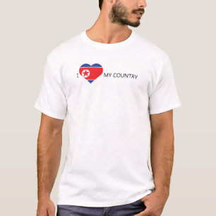 Camiseta Amo a Corea del Norte