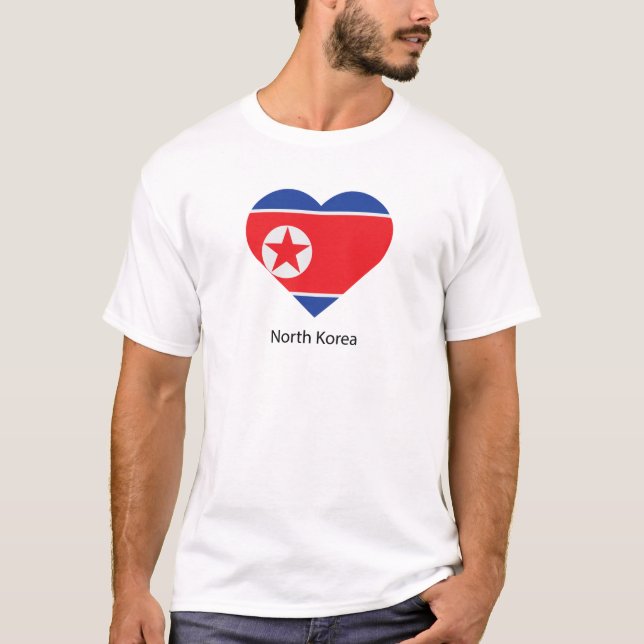 Camiseta Amo a Corea del Norte (Anverso)