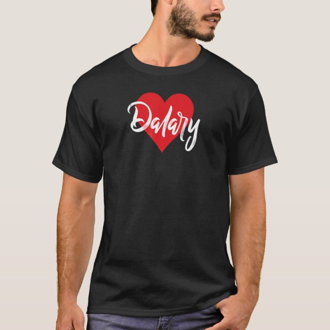 Camiseta Amo A Dalary Primer Nombre Yo Corazón (Anverso)