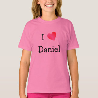 Camiseta Amo a Daniel