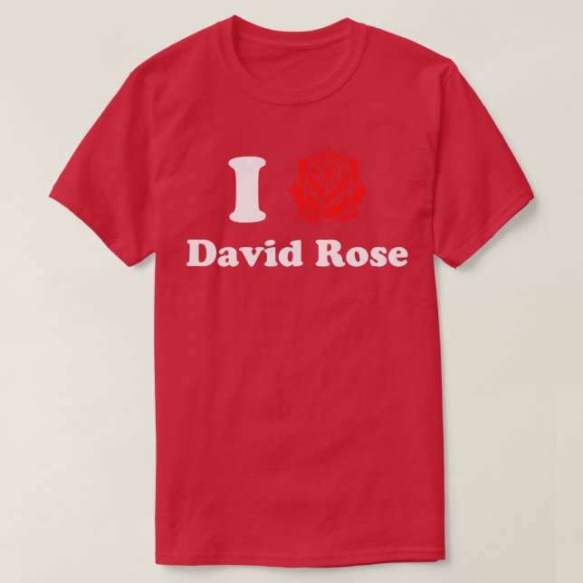 Camiseta Amo a David Rose (Diseño del anverso)