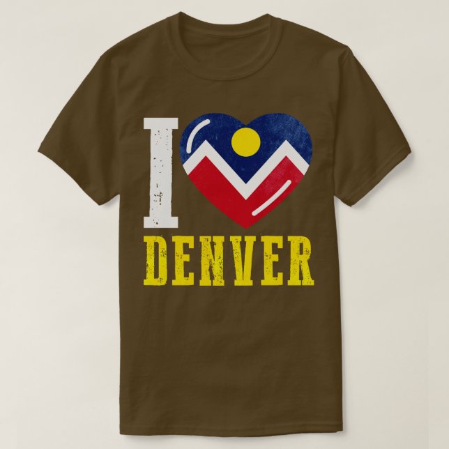 Camiseta Amo a Denver (Diseño del anverso)
