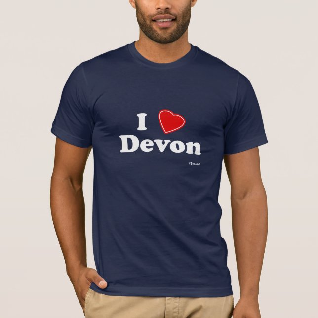 Camiseta Amo a Devon (Anverso)