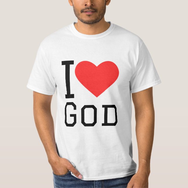 Camiseta Amo a dios (Anverso)