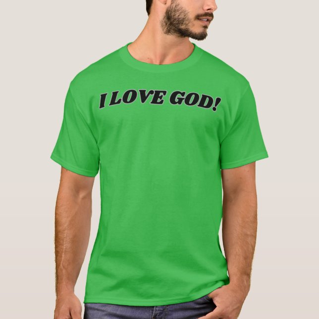 Camiseta Amo a DIOS familia (Anverso)