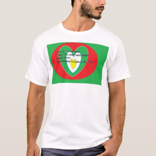 Camiseta Amo a DIOS YO SOY. Bendigo al SEÑOR DIOS JESUCRIST